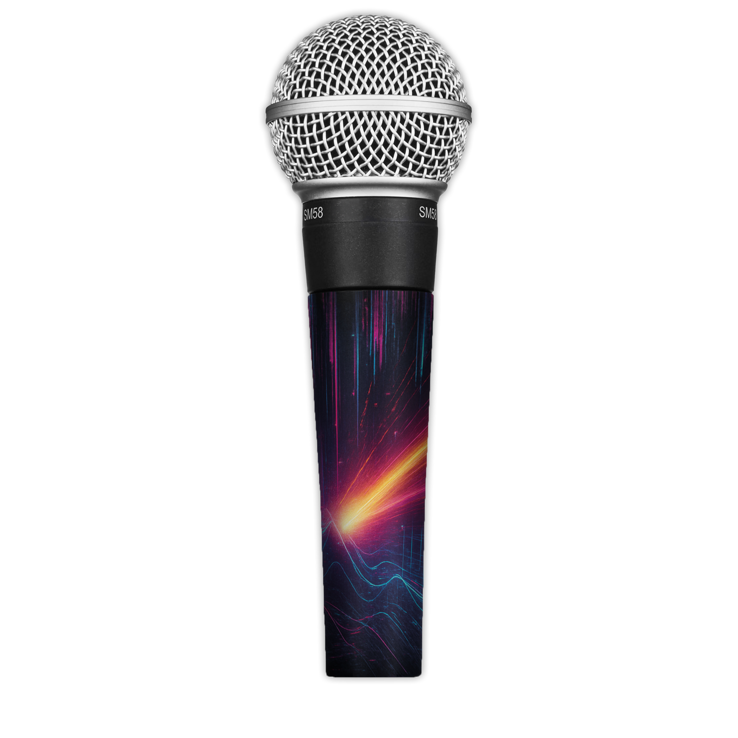 MICROPHONE STICKER | FULL BODY SKIN - LASER PUNK by TRACKONE