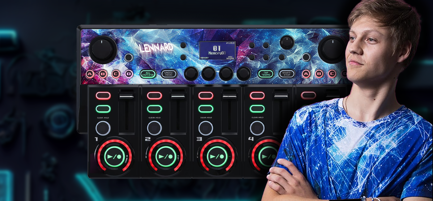 LENNARD'S BLUE GALAXY - RC505 SKIN by TRACKONE