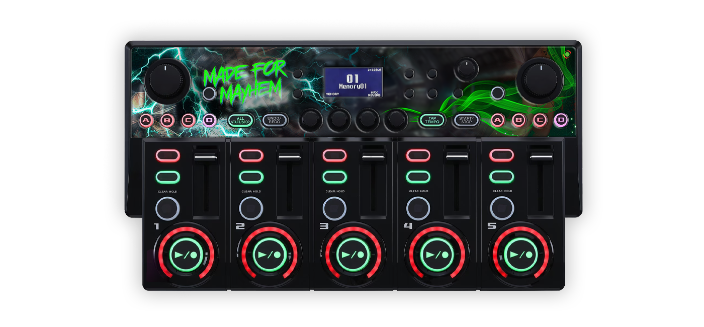 RC505 SKIN - LOOP MAYHEM – TRACKONE