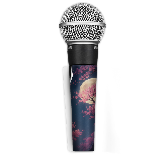 MICROPHONE STICKER | FULL BODY SKIN - SAKURA NIGHT by TRACKONE