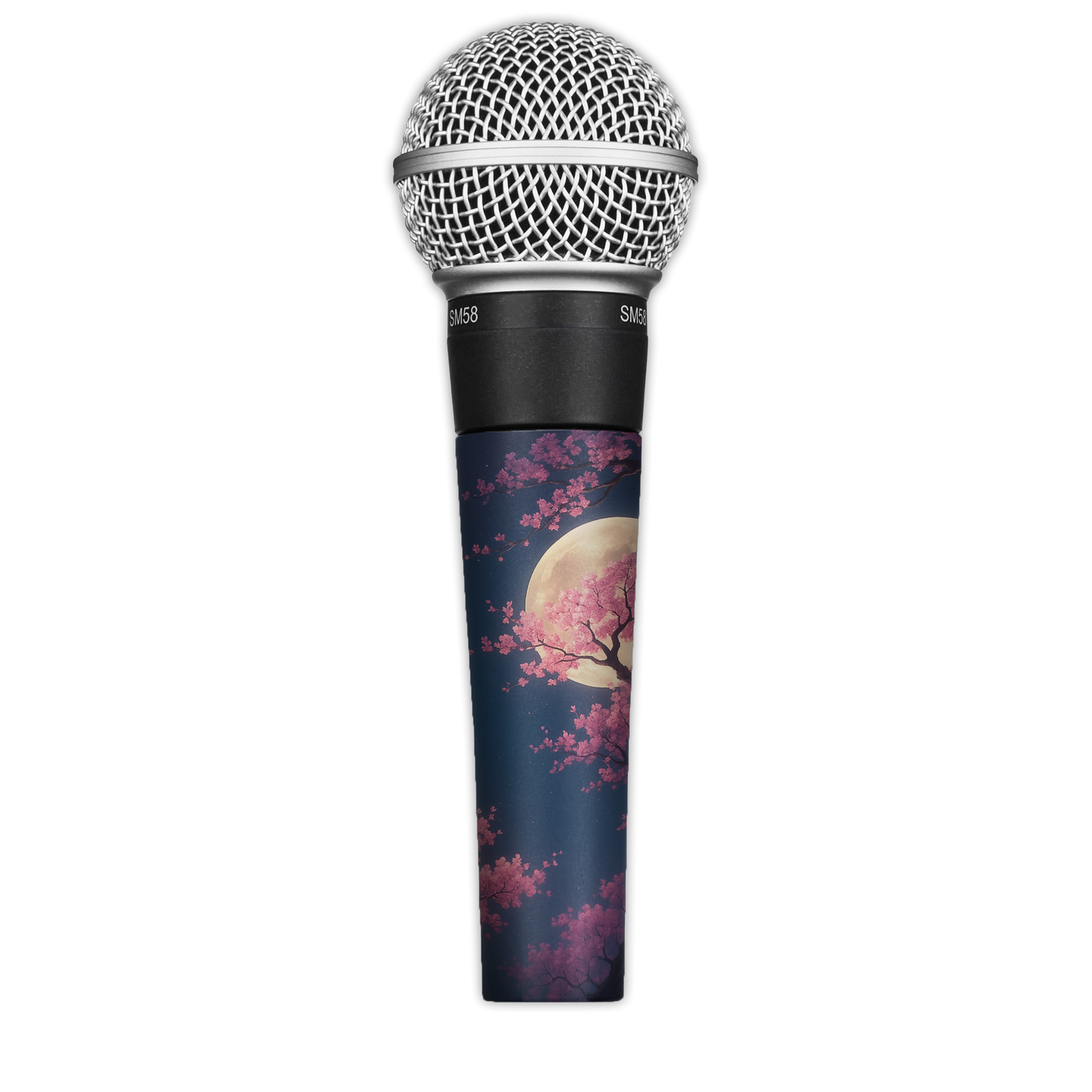 MICROPHONE STICKER | FULL BODY SKIN - SAKURA NIGHT by TRACKONE